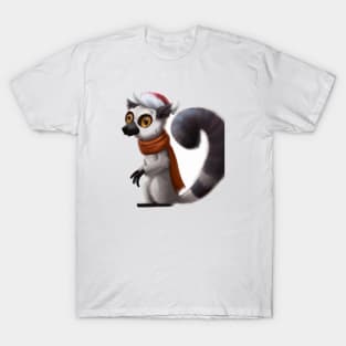 Cute Lemur Drawing T-Shirt